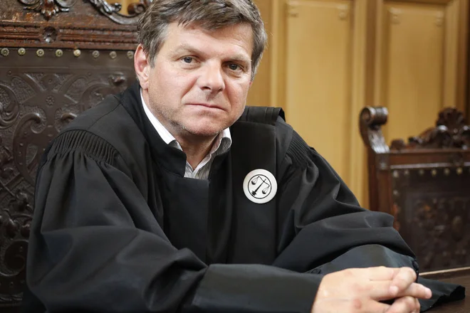 Predsednik ljubljanskega okrožnega sodišča Marjan Pogačnik. FOTO: Leon Vidic/Delo
