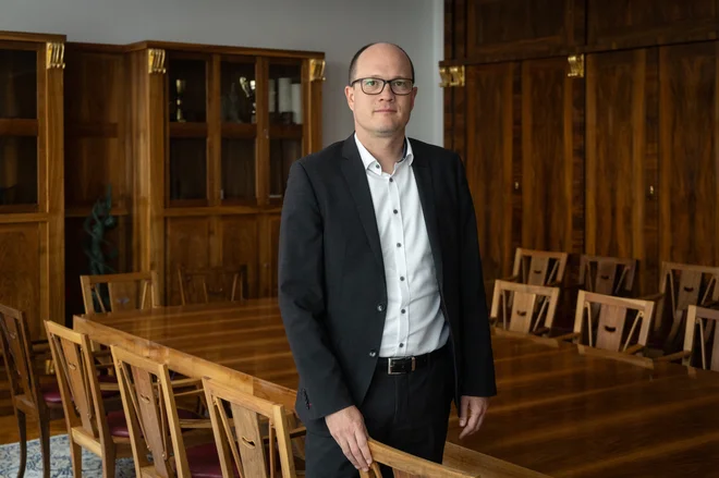 Jaka Klement: Po uporabi telematike smo še vedno na svetovnem vrhu, saj imamo pri že kar 17 odstotkih portfelja osebnih vozil uporabljeno kodo za popust DRAJV. FOTO: Voranc Vogel/Delo