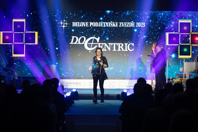 Docentric je bil med nominiranci za Delovo podjetniško zvezdo. FOTO: Voranc Vogel