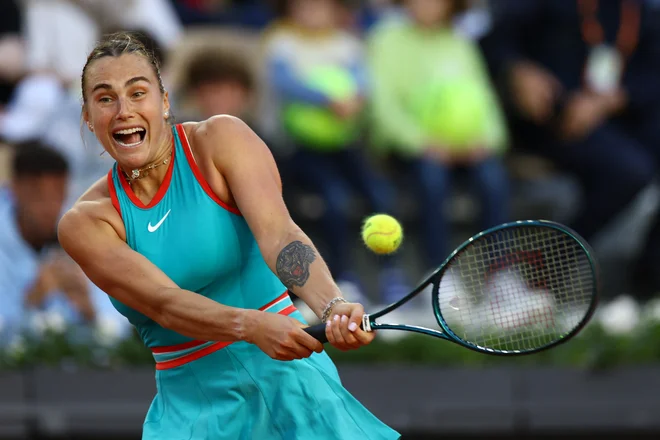 Arina Sabalenka je brez večjih težav napredovala. FOTO: Lisi Niesner/Reuters