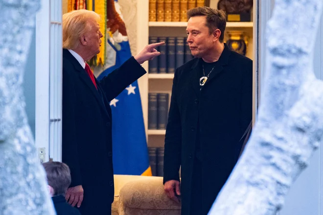 Muskova vloga v Trumpovi vladi je bila menda vedno mišljena kot začasna. FOTO: Roberto Schmidt/AFP