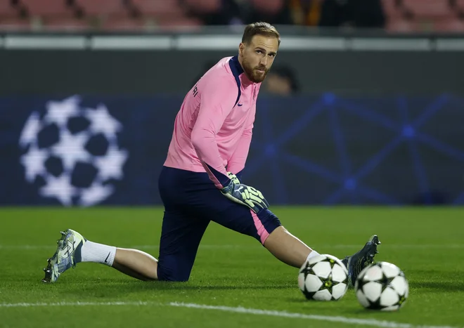 Vratar Jan Oblak ima med vsemi slovenskimi nogometaši največ nastopov v ligi prvakov. FOTO: David W Cerny/Reuters