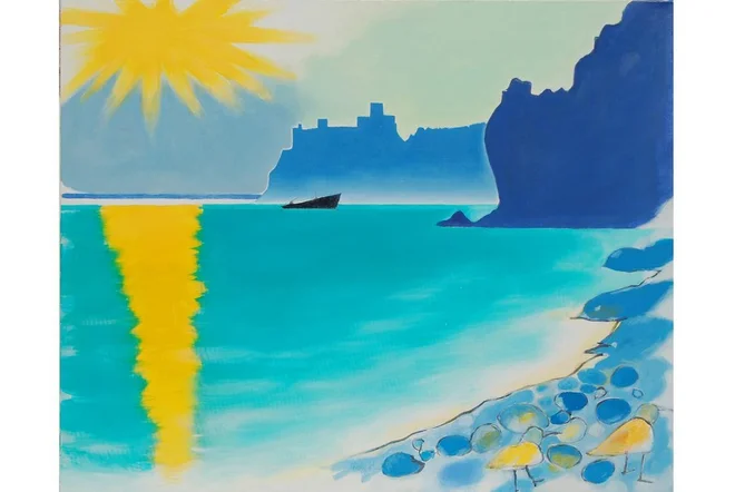 The painter and architect Alenka Kham Picman died