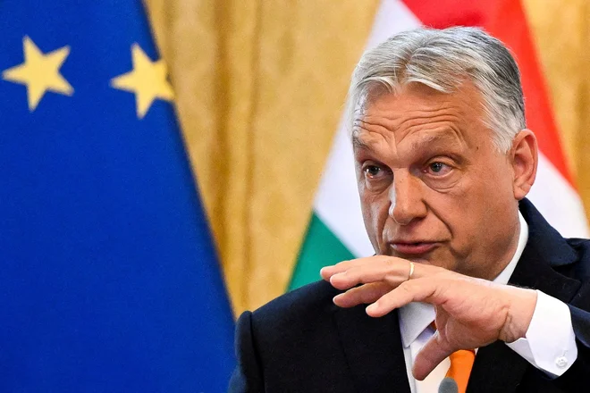 Za zdaj lahko madžarski premier Viktor Orbán pričakuje podporo slovaškega kolega Roberta Fica. FOTO: Radovan Stoklasa/Reuters