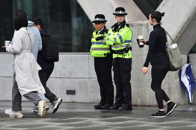 After an incident in Liverpool. Photo: Peter Powell/AFP
