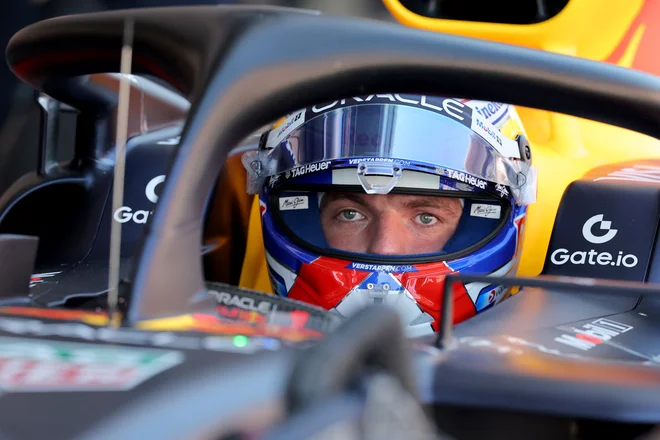 Max Verstappen je na prostih treningih v Montmelu zasedel drugo in tretje mesto. FOTO: Lluis Gene/AFP