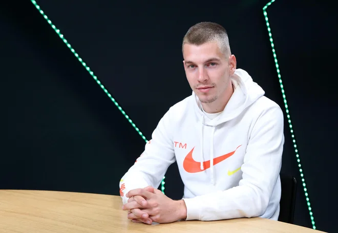 Mark Zabukovnik ima za seboj izjemno sezono, ki je bila nagrajena s selektorjevim vabilom v reprezentanco. FOTO: Marko Feist/Delo