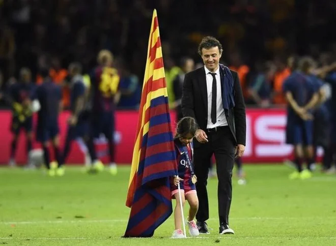 Fans moving Enrique, who is most reminiscent of his daught daughter with defeats