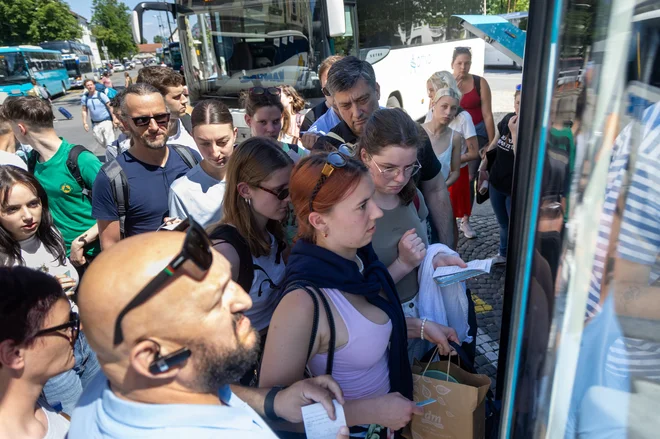 Poleti se za tretjino poveča nakup enkratnih vozovnic, kar kaže, da je javni prevoz priljubljen tudi med domačimi in tujimi turisti. FOTO: Voranc Vogel
