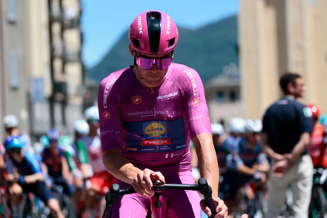 Mads Pedersen je na dirki po Italiji slavil na štirih etapah. FOTO: Luca Bettini/AFP