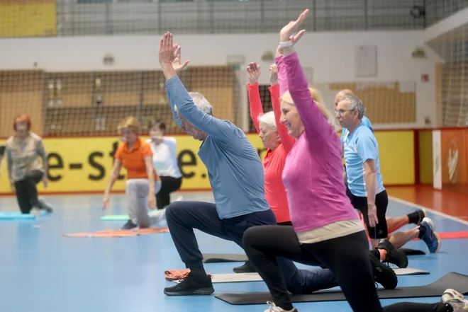 Aging is a natural process that is not fully understood, but it is known that sports activity helps to overcome the problems associated with it. Photo: Blaž Samec/Work