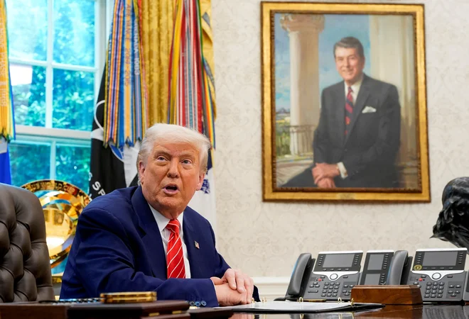 Republikanski predsednik Donald Trump v svojem drugem mandatu zagovarja preiskave. Foto: Nathan Howard/Reuters