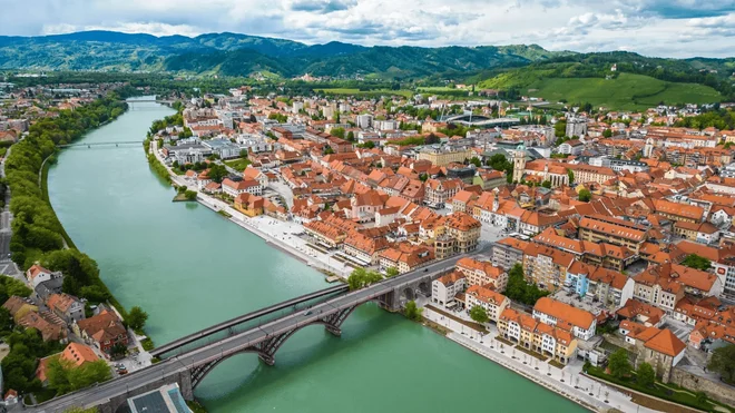 Kolesarji bodo četrti dan začeli v Mariboru. FOTO: Tour of Slovenia