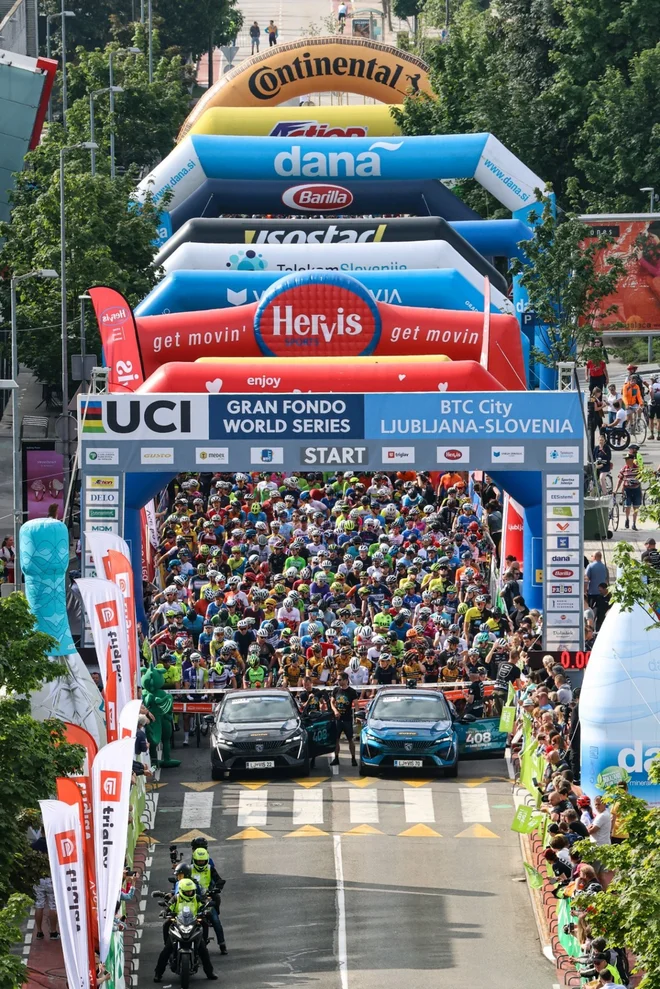 Štart Maratona Franja BTC City FOTO: Studio Bomba