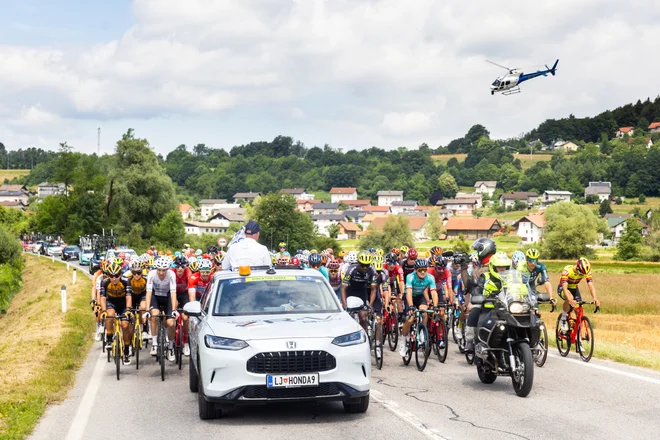 Eden od prizorov s kolesarske dirke po Sloveniji. FOTO: Tourofslovenia.si
