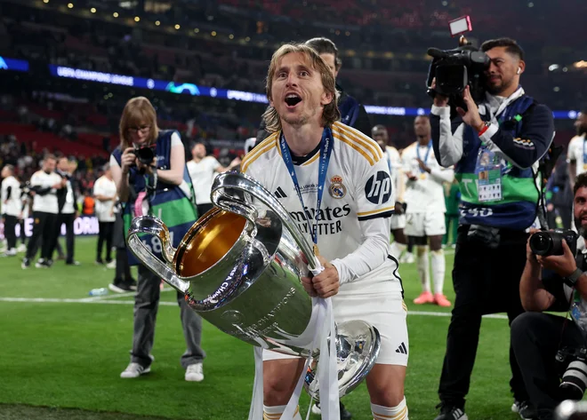 Modric before signing with the Italian giant