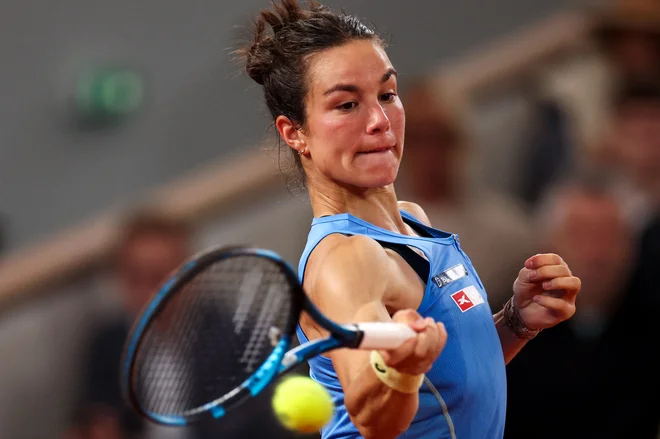 Lois Boisson se je prebila v polfinale Roland-Garrosa. FOTO: Alain Jocard/AFP
