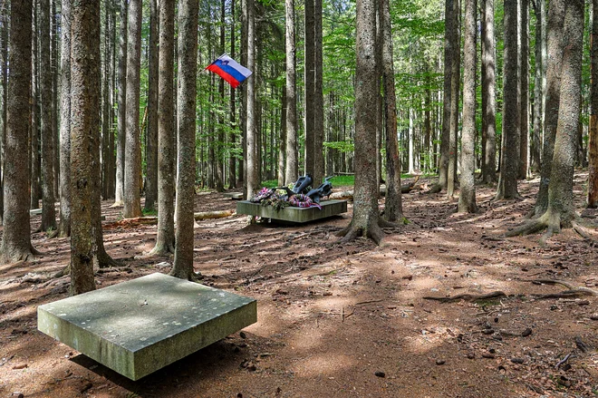 Globoko v mogočnih pohorskih gozdovih je poslednje bojišče Pohorskega bataljona. FOTO: Voranc Vogel