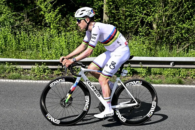 Tadej Pogačar gre na generalko za Tour de France. FOTO: Maarten Straetemans/AFP