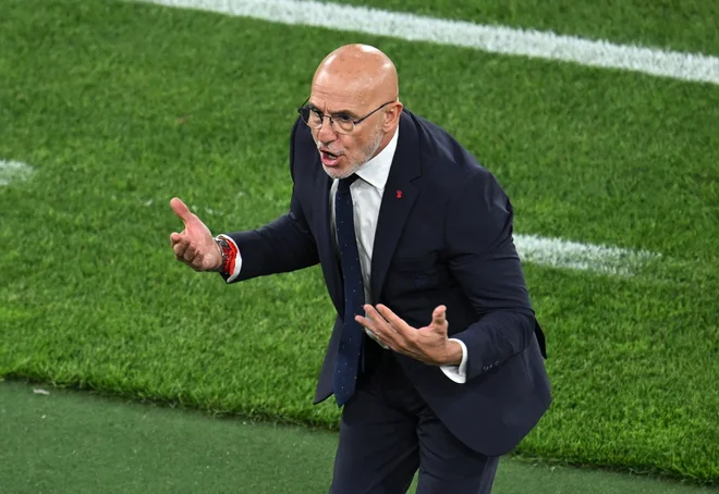 Luis de la Fuente je Španijo vrnil na vrh. FOTO: Angelika Warmuth/Reuters