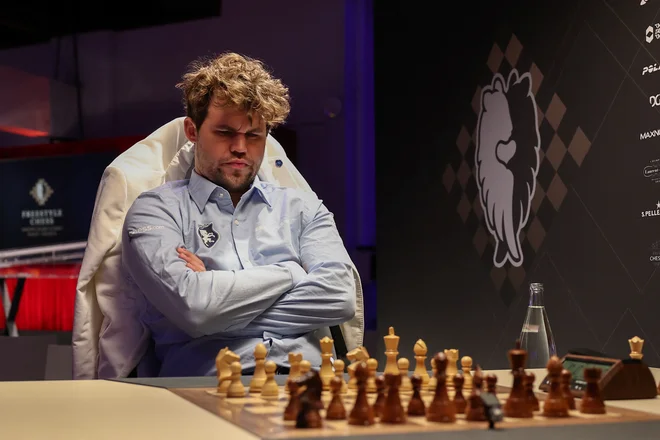Magnus Carlsen je v Stavangerju osvojil že 7. lovoriko. FOTO: Gonzalo Fuentes/Reuters