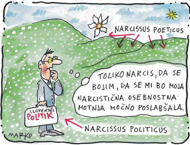 Za zdravje gre. KARIKATURA: Marko Kočevar