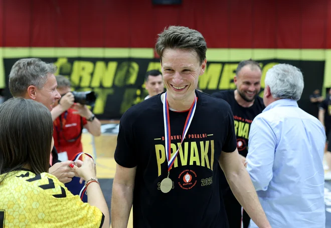 Jure Dolenec se je poslovil kot prvak. FOTO: Blaž Samec