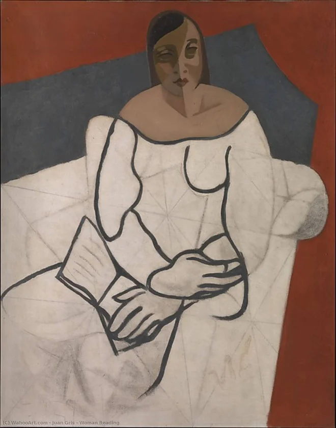 Juan Gris, Ženska bere, 1927