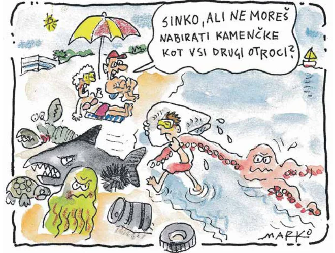 Sezona je tu. KARIKATURA: Marko Kočevar
