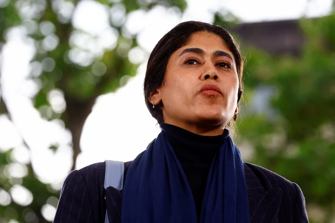 Rima Hassan. FOTO: Sarah Meyssonnier/Reuters