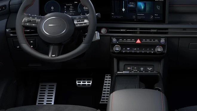 Tucson hybrid combines gasoline engine and electric drive. Photo: Hyundai