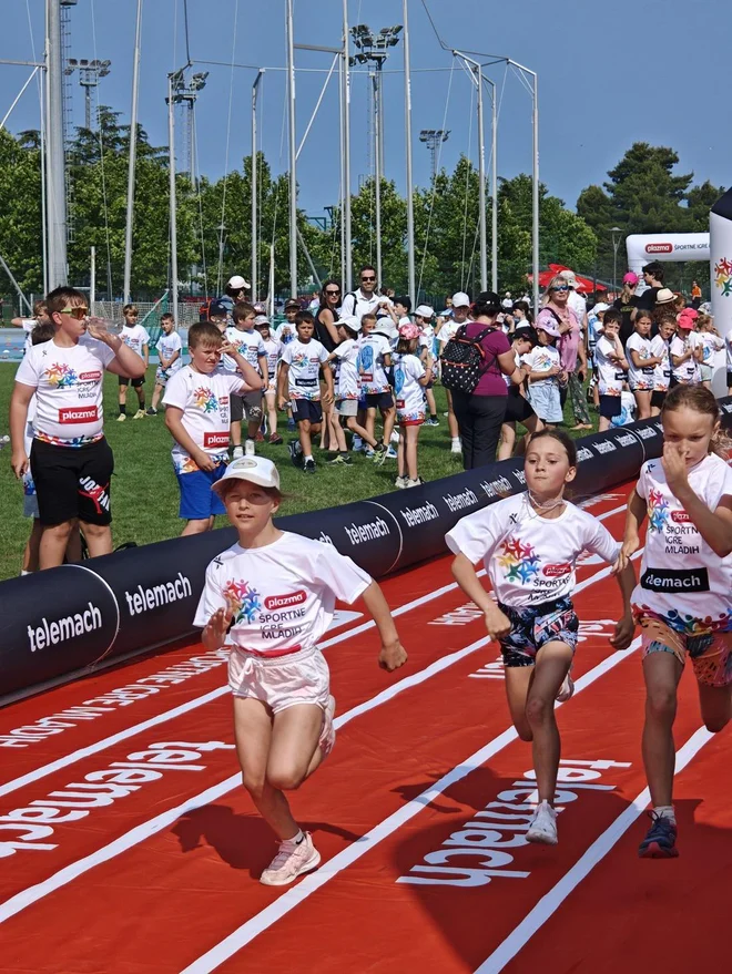Scene from the athletic competition. Photo: Youth Sports Games
