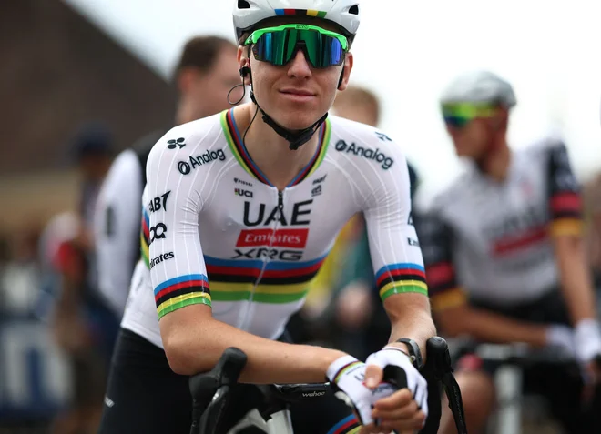 Tadeja Pogačarja na dirki po Dofineji čakajo še tri gorske etape. FOTO: Anne-Christine Poujoulat/AFP