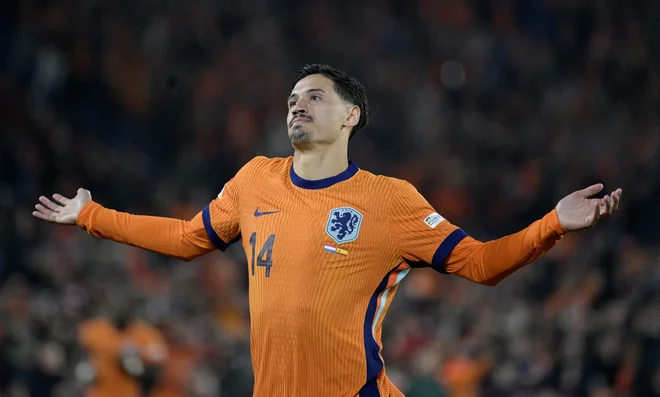 Nizozemski reprezentant Tijjani Reijnders bo za Manchester City igral že na klubskem svetovnem prventvu v ZDA. FOTO: Fabian Bimmer/Reuters