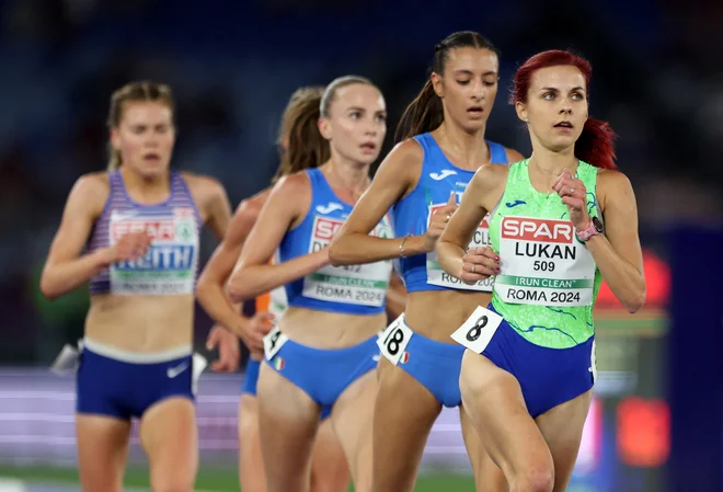 Athletics - European Athletics Championships - Stadio Olimpico, Rome, Italy - June 11, 2024 Slovenia's Klara Lukan in action during the women's 10,000m final REUTERS/Manon Cruz Foto Manon Cruz Reuters