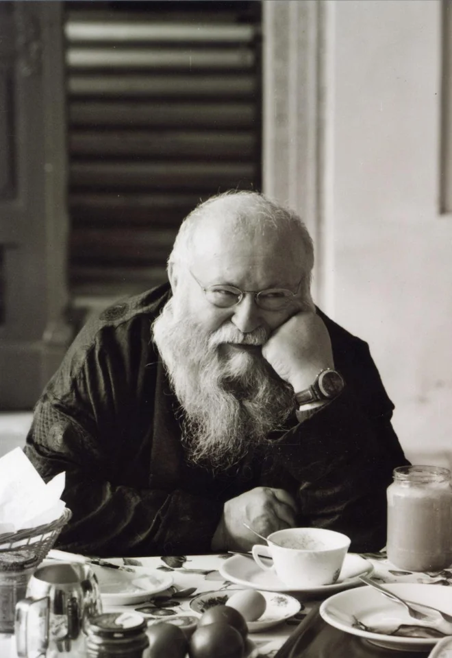 Hermann Nitsch velja za enega od začetnikov dunajskega ­akcionizma. Foto Erika Schmid