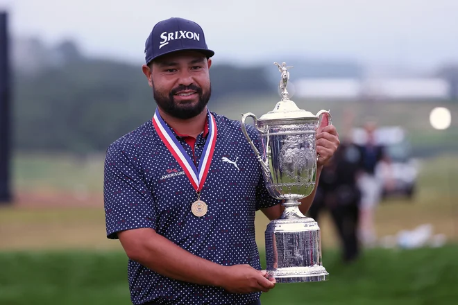 JJ Spaun je osvojil svoj prvi veliki turnir v karieri. FOTO: Bill Streicher Imagn Images Via Reuters Connect