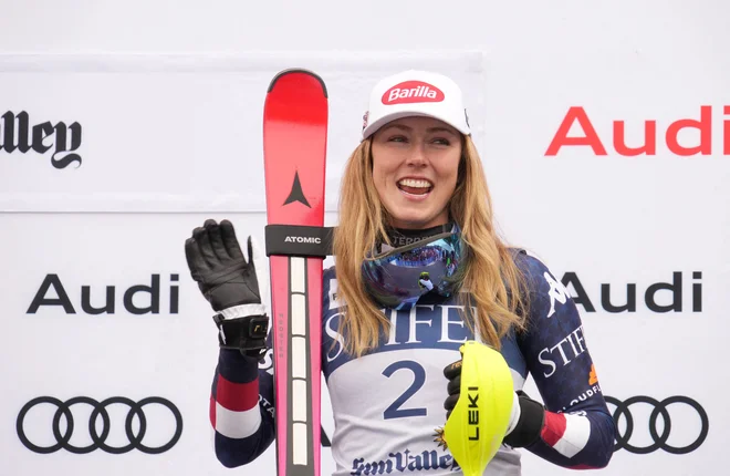 Mikaela Shiffrin je najuspešnejša alpska smučarka doslej. FOTO: Michael Madrid/Reuters