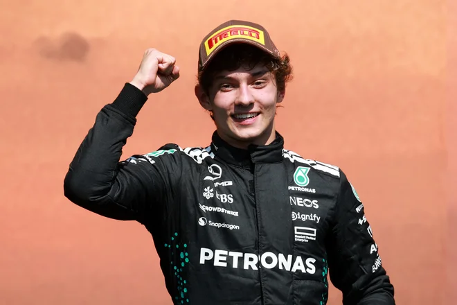 Andrea Kimi Antonelli was looking forward to the first podium in Formula 1 in Montreal. Photo: Mark Thompson/AFP