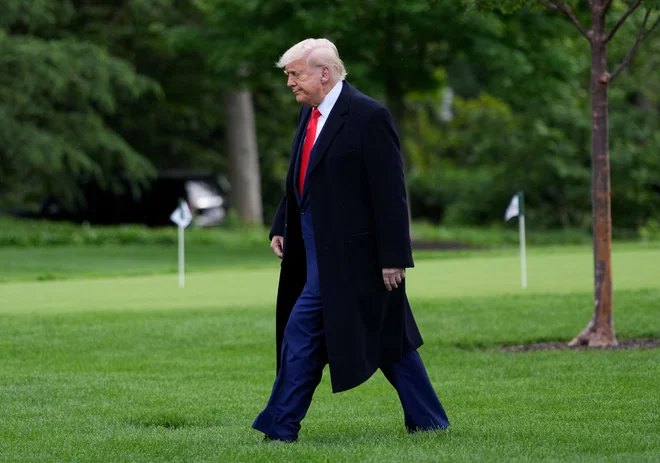 Finančno poročilo Donalda Trumpa za leto 2024 navaja več kot 600 milijonov dolarjev prihodkov. FOTO: Kevin Dietsch/AFP