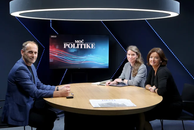 V podkastu Moč politike sta tokrat gostovali ministrica za zunanje zadeve Tanja Fajon in pravnica za mednarodno pravo dr. Maruša Tekavčič Veber. FOTO: Marko Feist