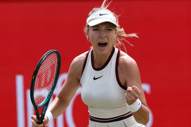 Katie Boulter je prejemala grožnje. FOTO: Toby Melville/Reuters