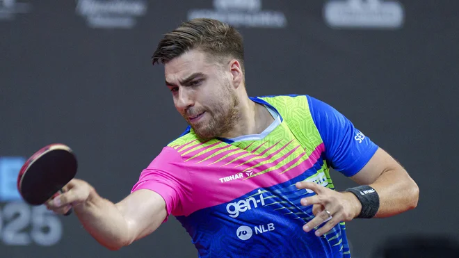 Darko Jorgić je v Skopju prišel do polfinala, tudi v Ljubljani meri visoko. FOTO: WTT
