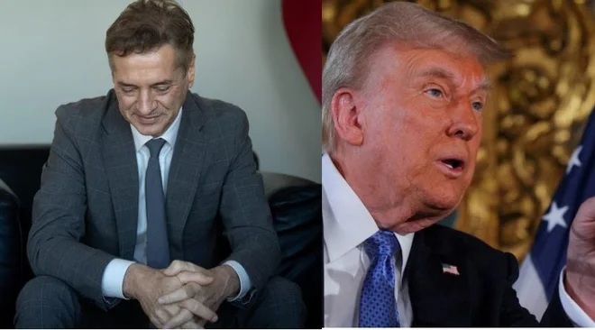 Predsednika vlade Roberta Goloba v državnem zboru pred kratkim sprejeta politična resolucija o obrambi, ki predvideva dvigovanje izdatkov za obrambo na tri odstotke BDP do leta 2030, postavlja na varno stran radarja pred ameriški pritiski. FOTO: Delo