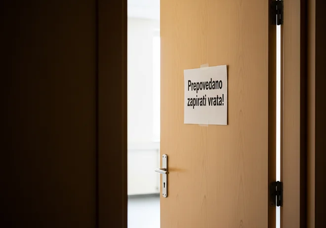V imenu boja proti kriminalu so po novem vhodna vrata v vaš dom lahko le priprta. FOTO: Delo UI