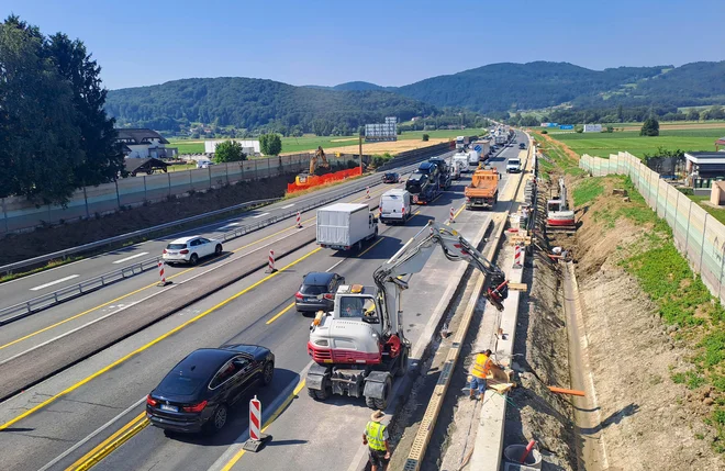 Avtocesta Dramlje–Celje FOTO: Sergej Murko