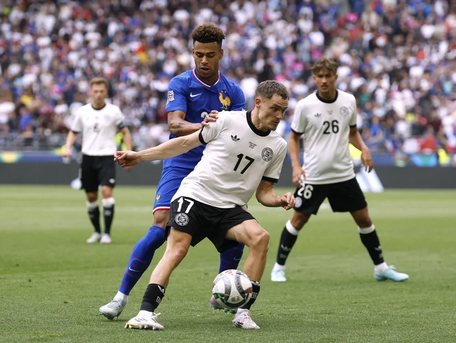 Florian Wirtz je med udarnimi aduti nemške reprezentance. FOTO: Heiko Becker/Reuters