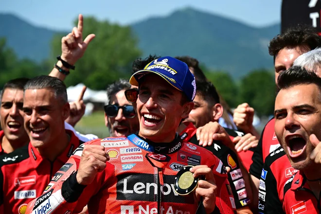 Marc Marquez je bil v šprintu nepremagljiv. FOTO: Tiziana Fabi/AFP