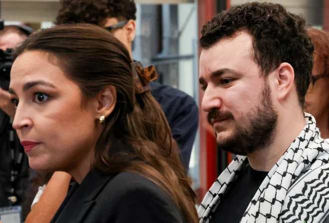 Kalil je bil zelo aktiven na protestih proti vojni v Gazi in ameriški podpori Izraelu, ki so lani zajeli Columbio in druge ameriške univerze. FOTO: Caitlin Ochs/Reuters