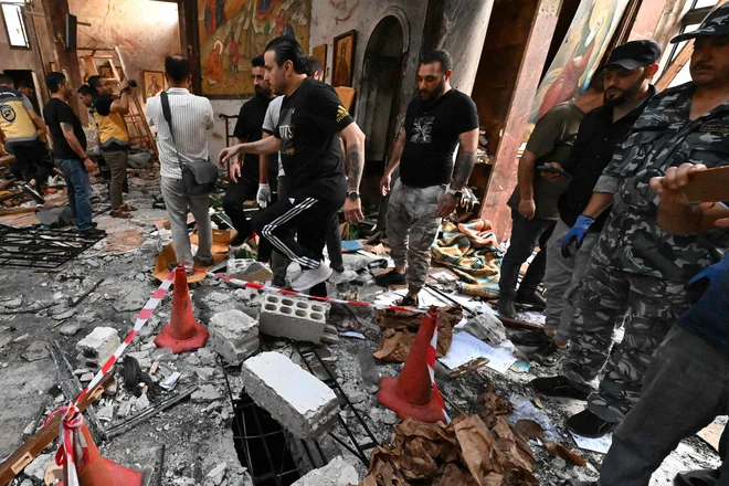 Urad posebnega odposlanca ZN za Sirijo Geirja Pedersena je obsodil napad in izrazil ogorčenje. FOTO: Louai Beshara/AFP